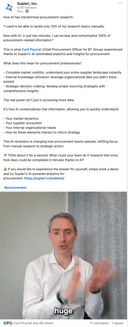 GenerateMore for LinkedIn personal brand example 1