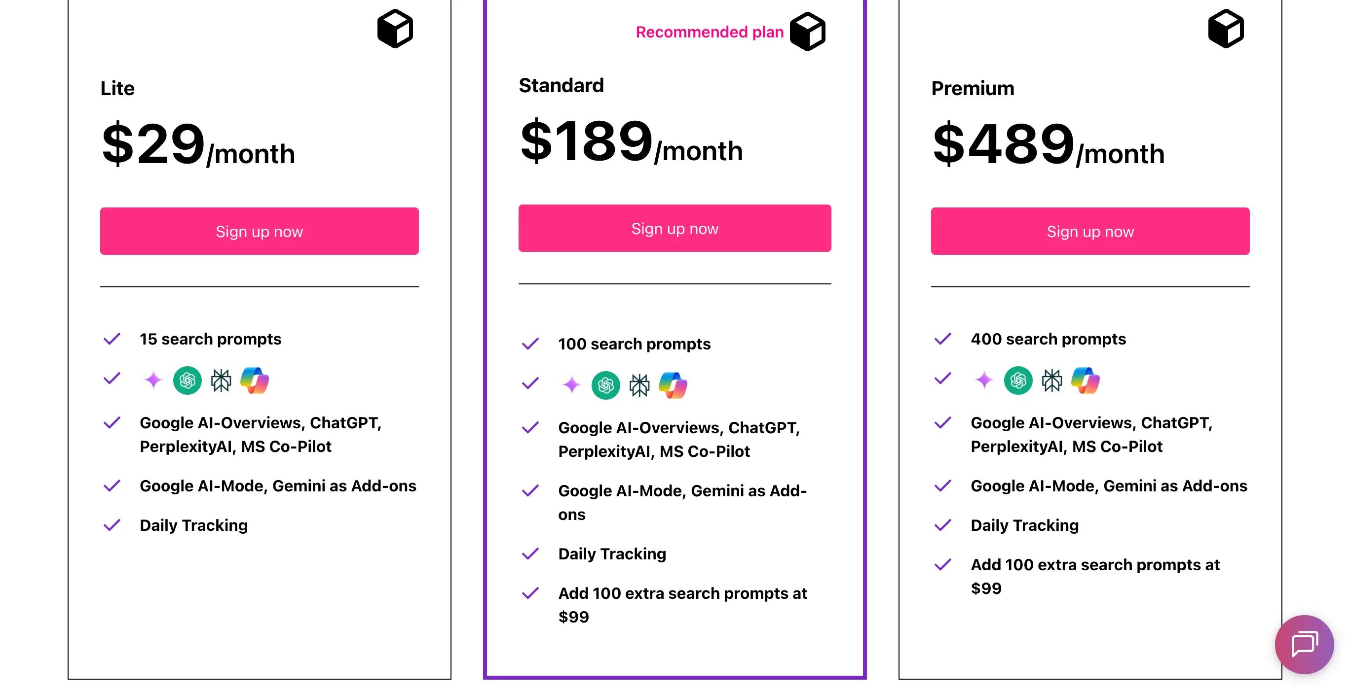 Otterly AI pricing