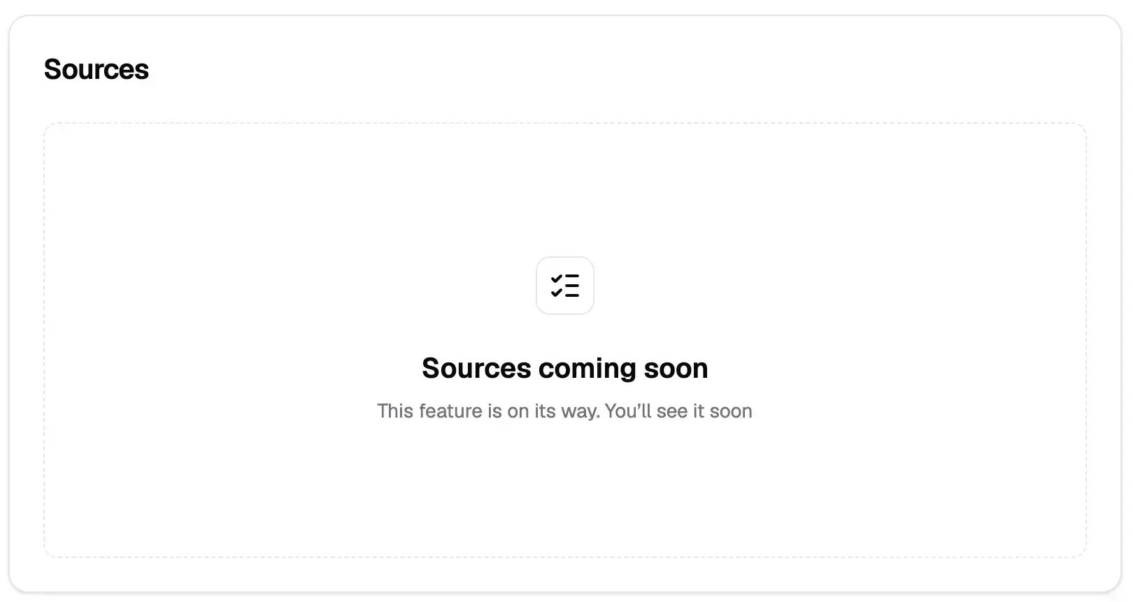 Sources coming soon
