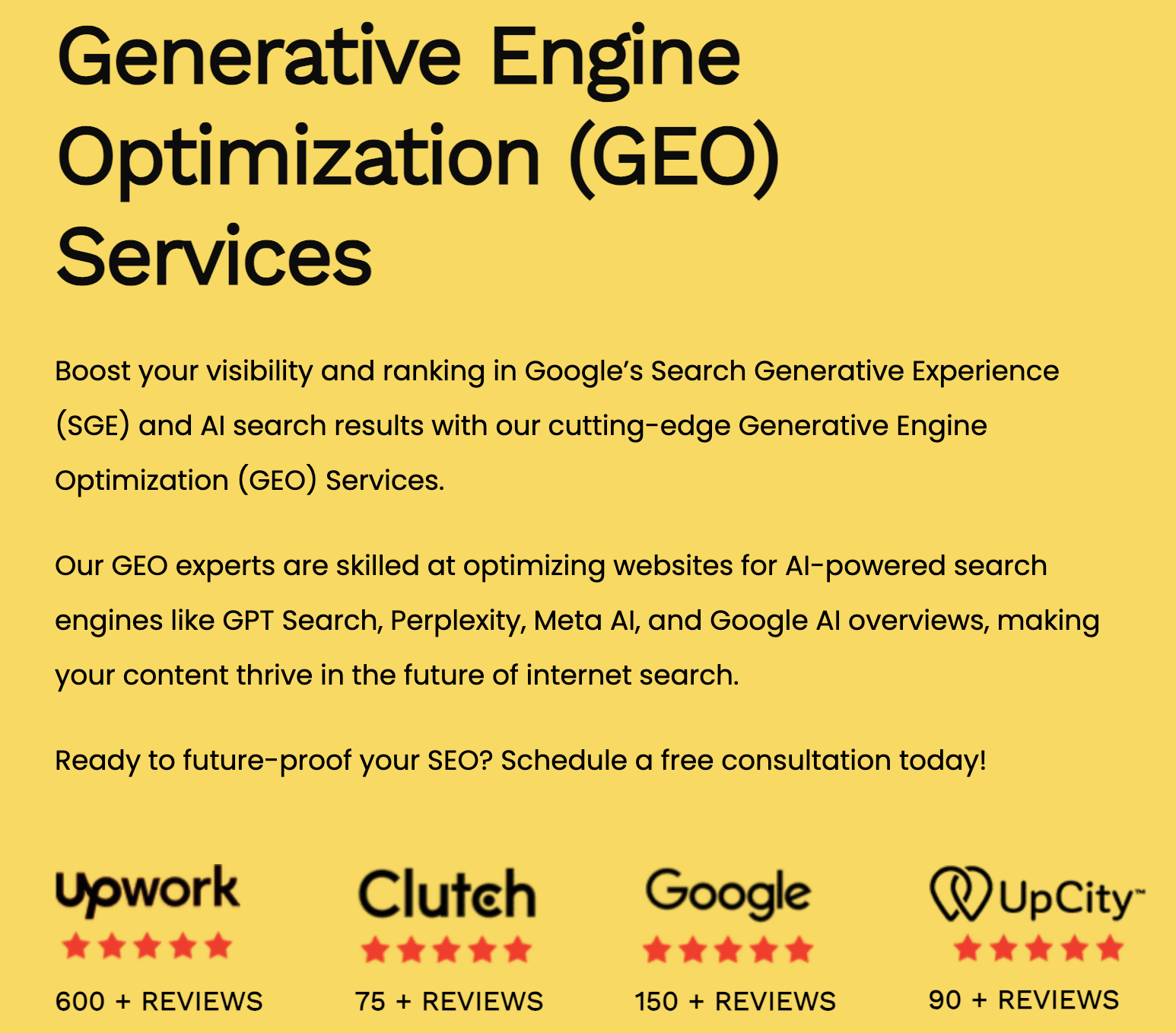 Webspero GEO agency and reviews
