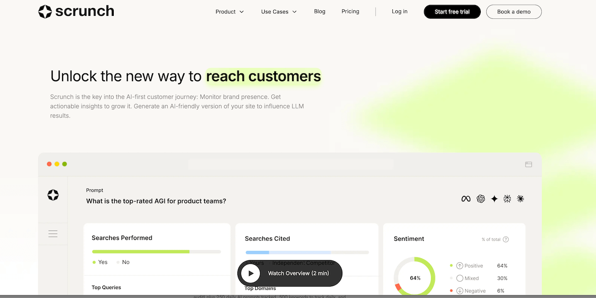 scrunch ai visibility tool